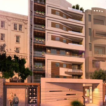 طراحی و اجرای ساختمان مسکونی ارگ خیابان دوم کیانپارس اهواز توسط گروه معماری معتمد و همکاران