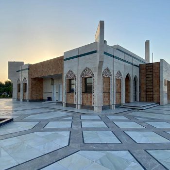 طراحی و اجرای ساختمان مسجد سایت شوش شرکت پاکچوب توسط گروه معماری معتمد و همکاران